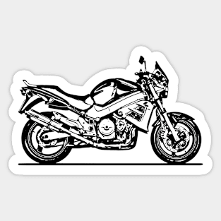 CB1100 X11 Motorcycle Sketch Art Sticker